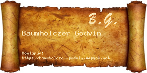 Baumholczer Godvin névjegykártya